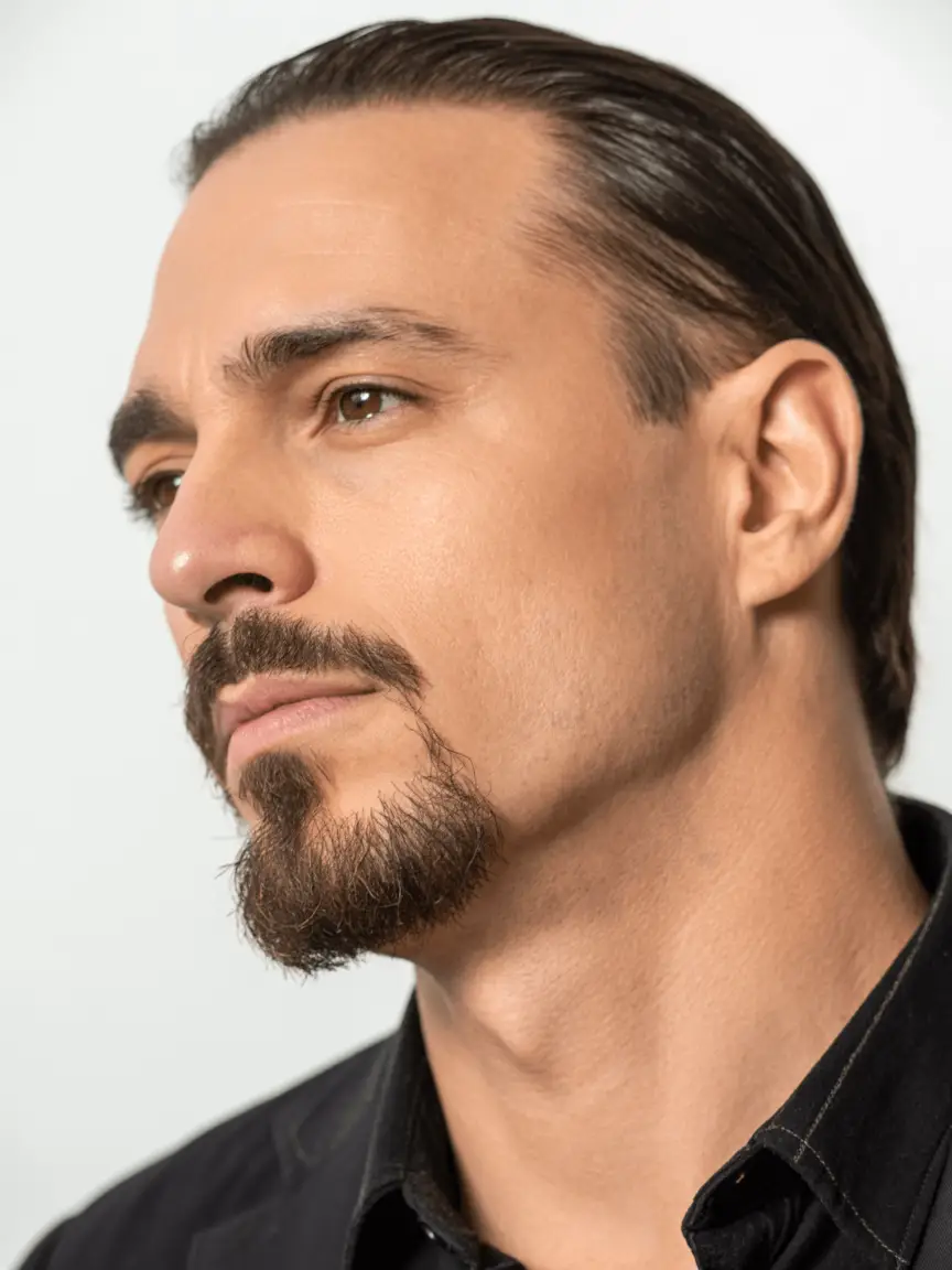 #1. Extended Goatee with Floating Soul Patch