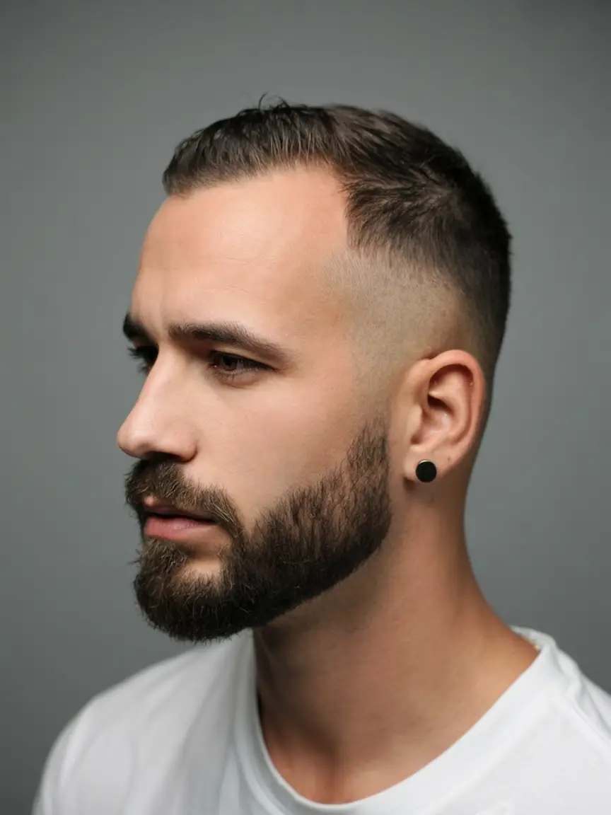 #10. Taper Fade with Styled Front Sweep