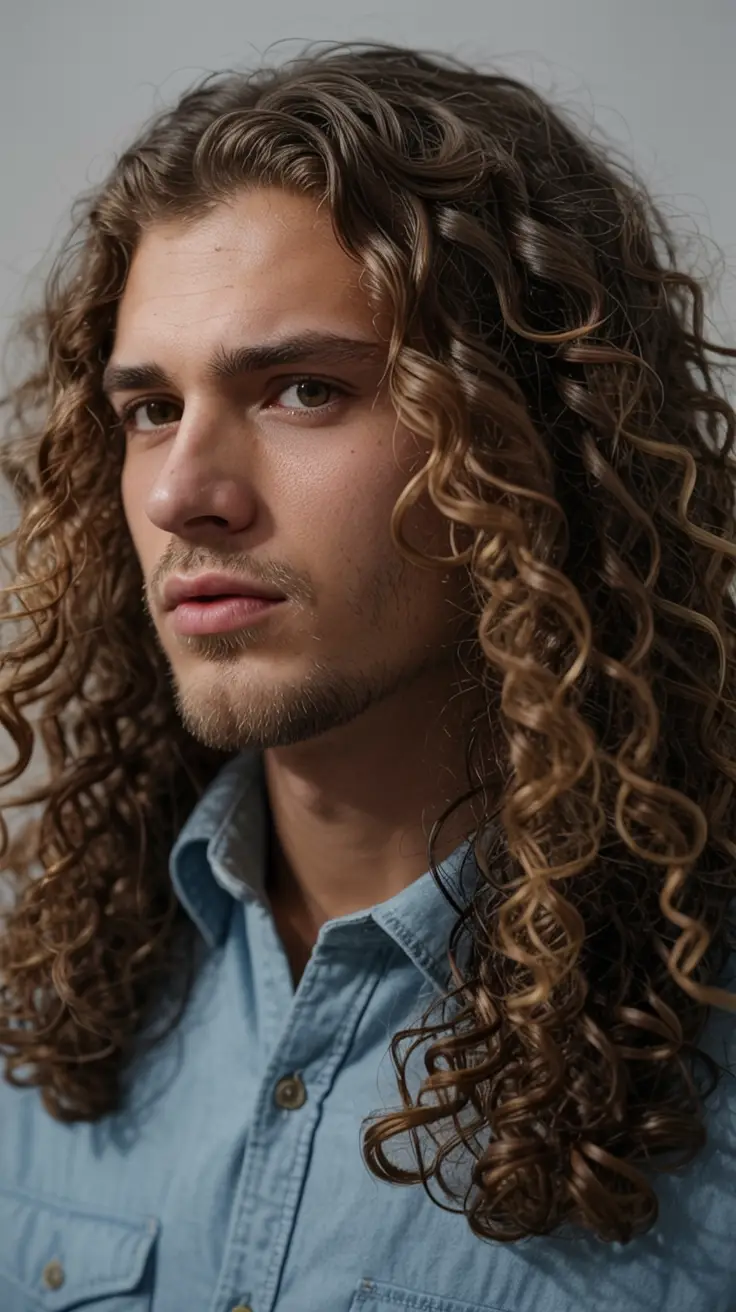#11. Defined Spiral Curls with Center Volume