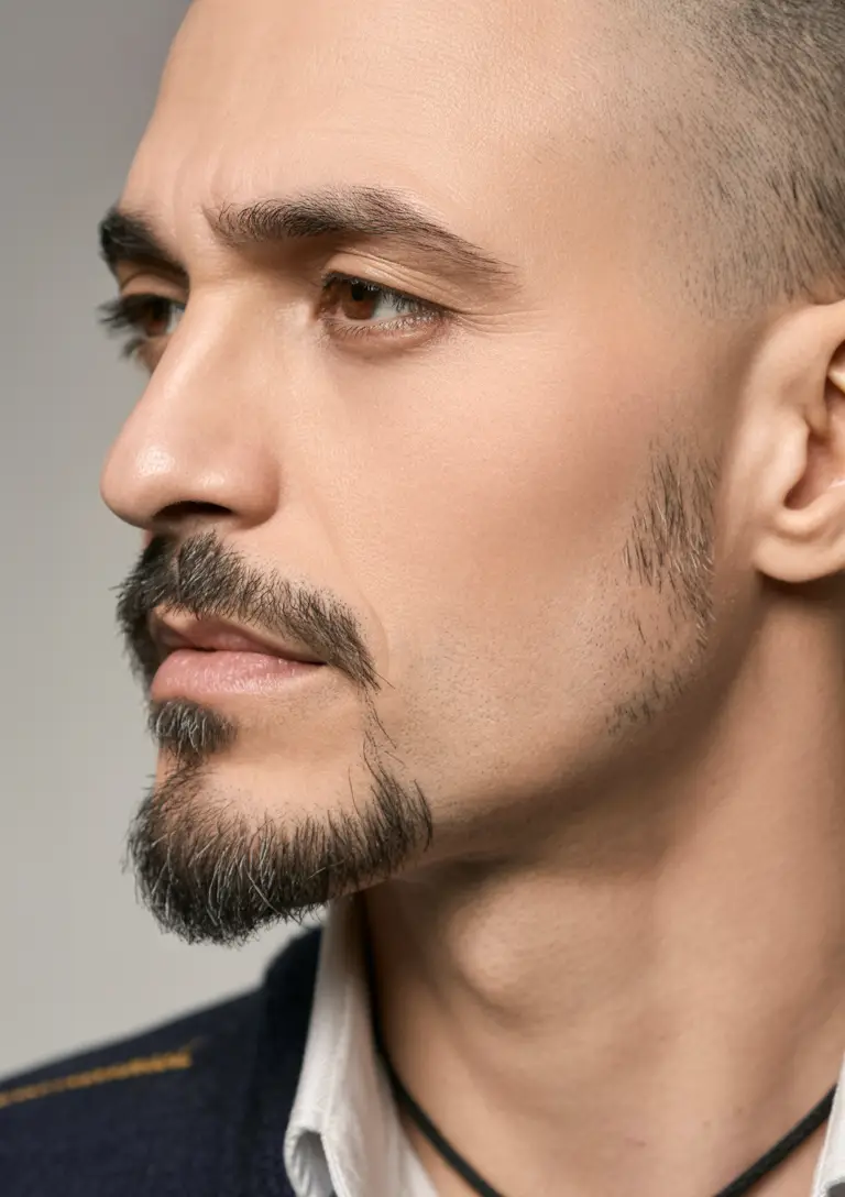 #11. Outlined Goatee with Subtle Gray Definition