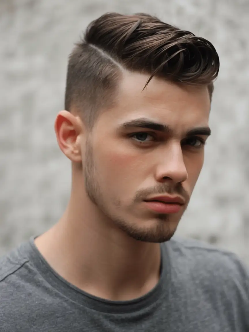 #11. Textured Slick-Back with Hard Part and Undercut