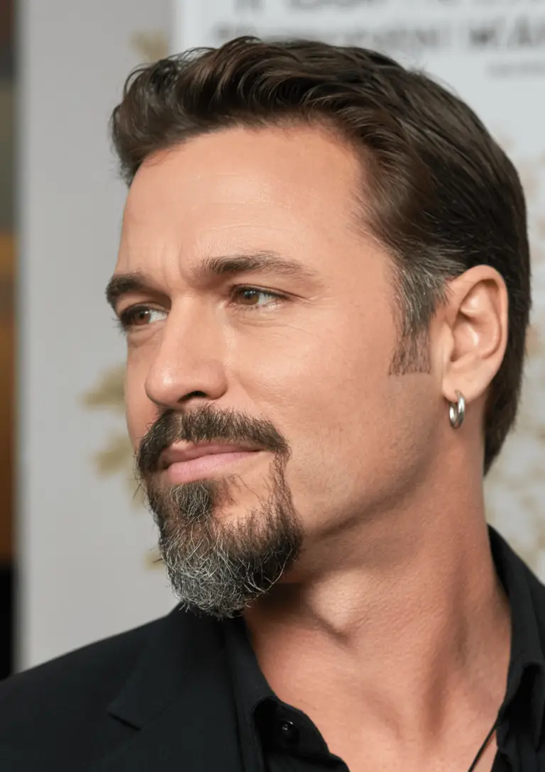 #12. Two-Tone Goatee with Natural Contrast