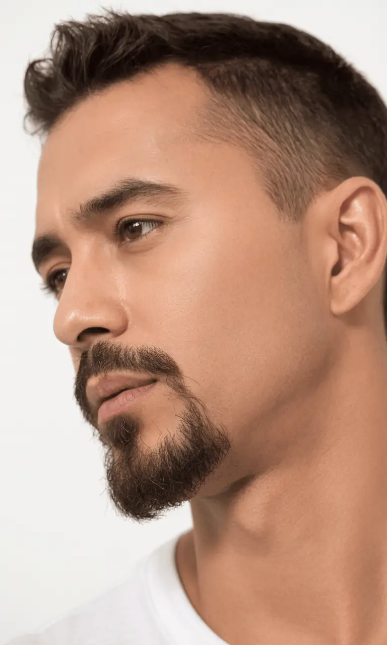#13. Classic Goatee with Rounded Chin Shape