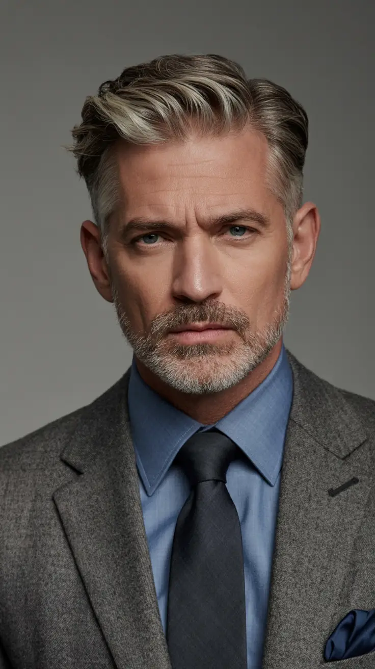 #14. Salt and Pepper Side Sweep with Mid Fade
