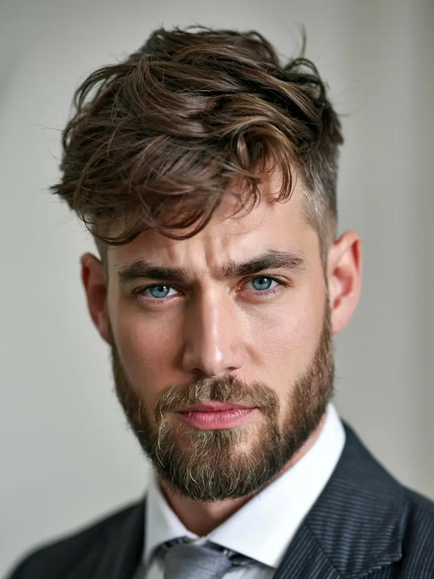 #14. Swept Fringe with Executive Texture