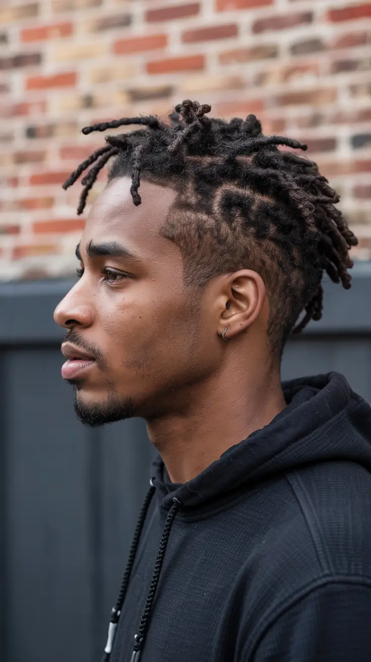 #15. Short Barrel Twists with Drop Fade Undercut