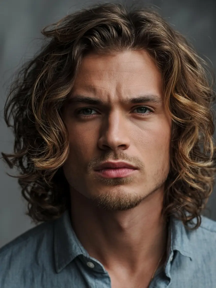 #16. Medium-Length Beach Waves with Subtle Highlights