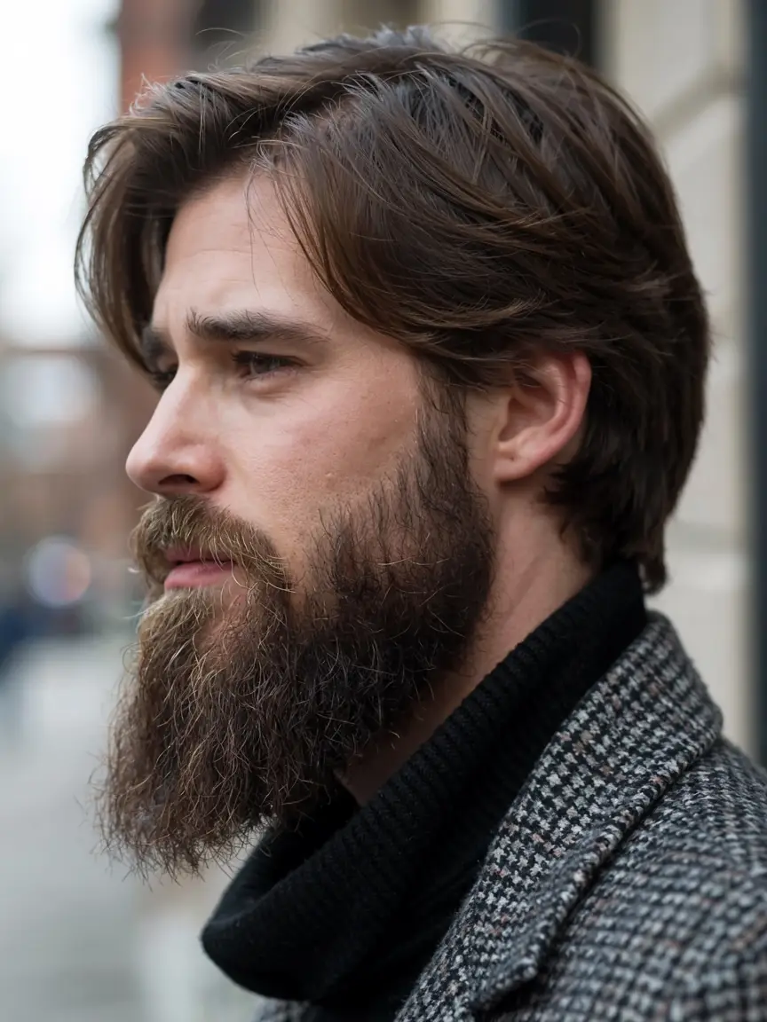 #2. Classic Bro Flow with Full Beard