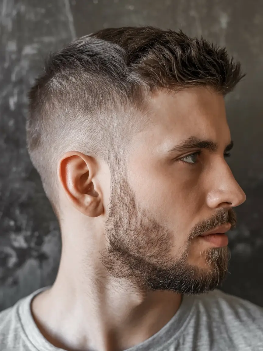 #2. Classic Crew Cut with Skin Fade