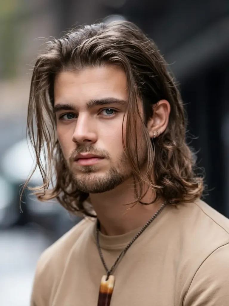 #2. Slicked Shoulder-Length with Tapered Ends