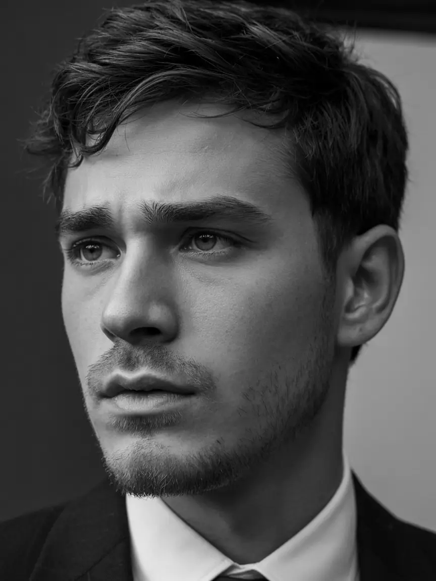 #2. Textured Taper with Messy Fringe