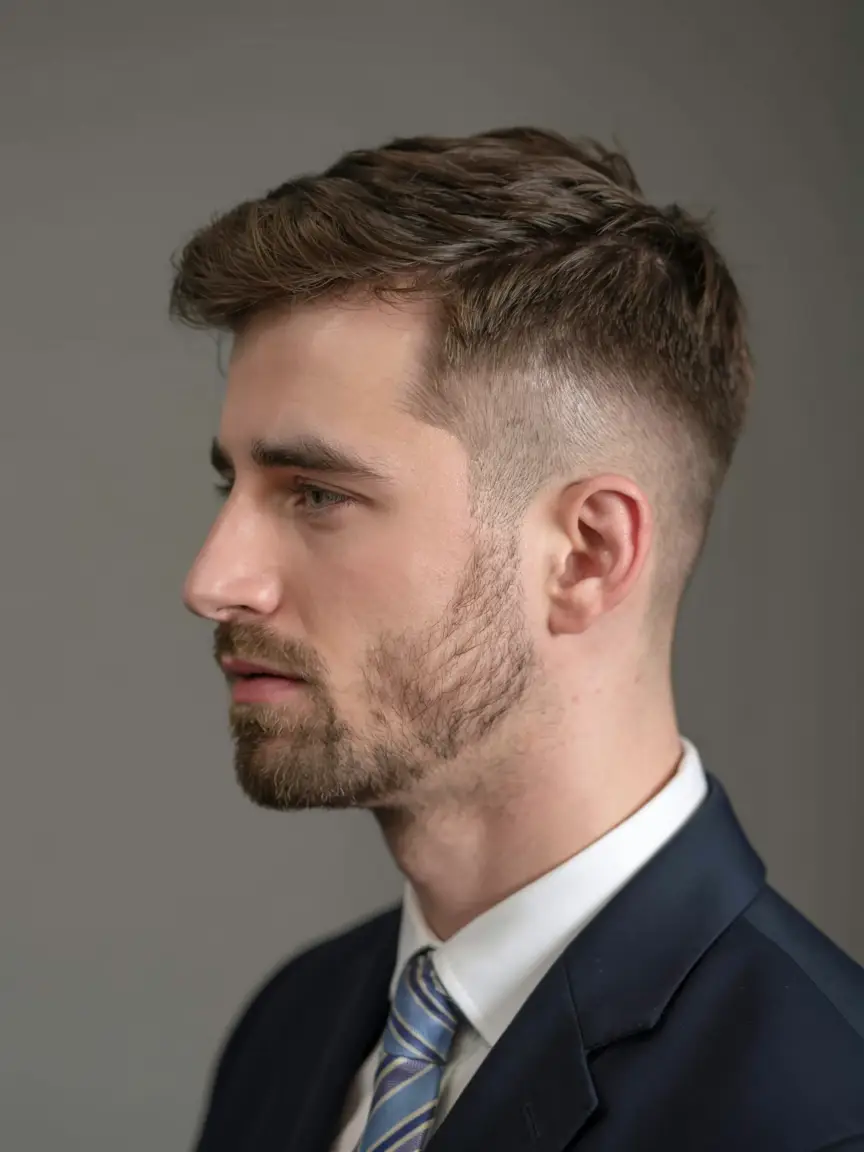 #3. Classic Taper with Textured Fringe