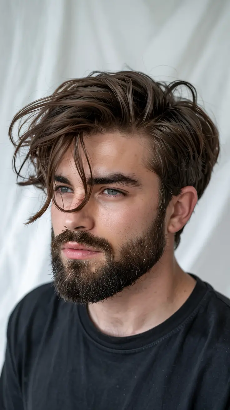 #4. Side-Swept Flow with Textured Body