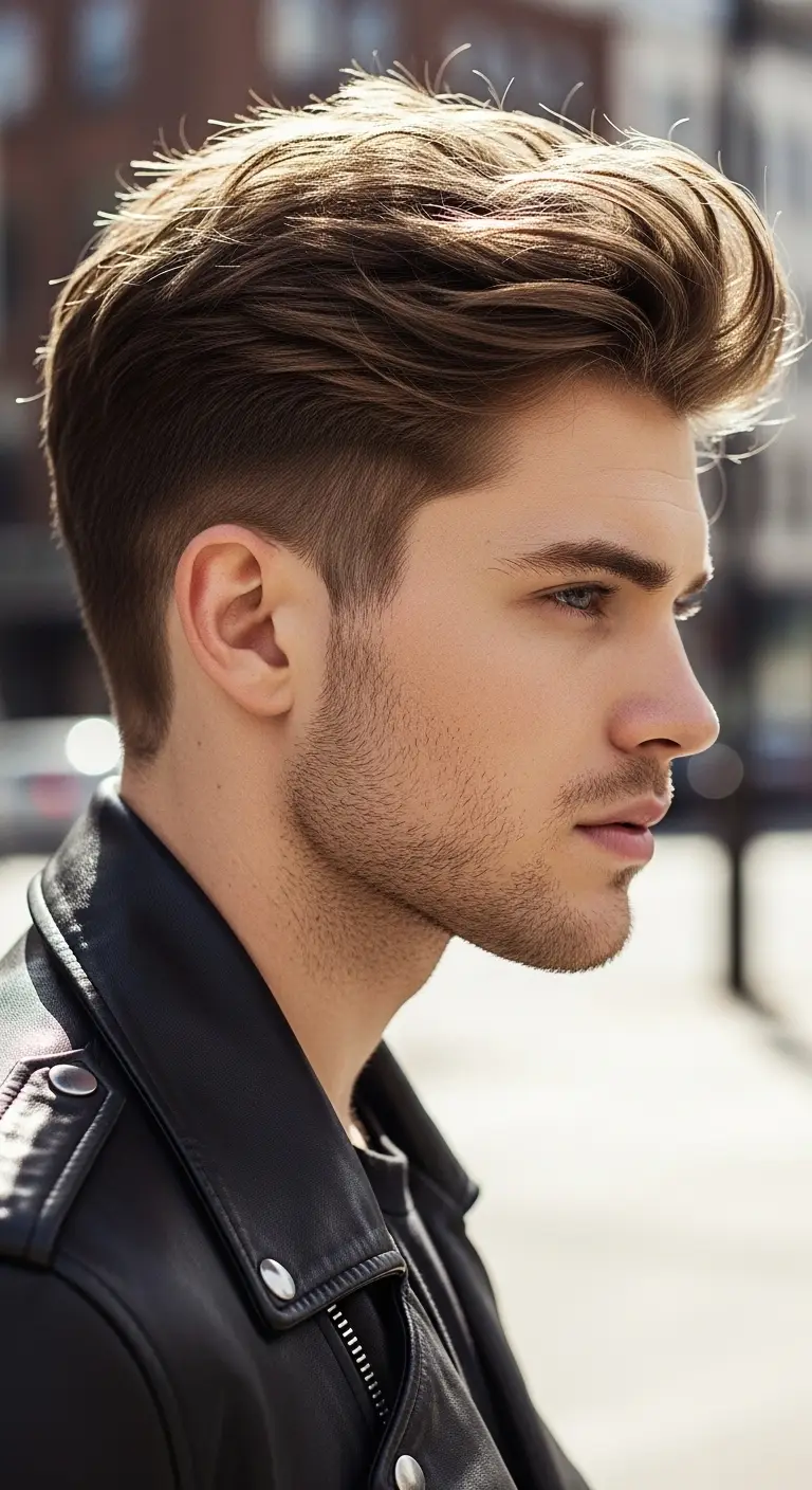 #5. Windswept Volume with Low-Maintenance Mid Fade