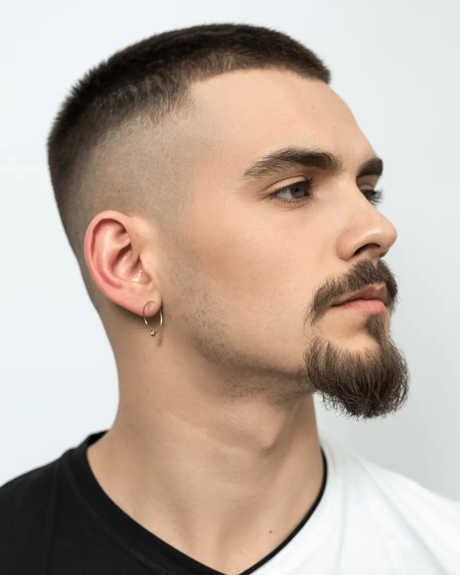 #6. Edgy Disconnected Goatee with Chin Emphasis