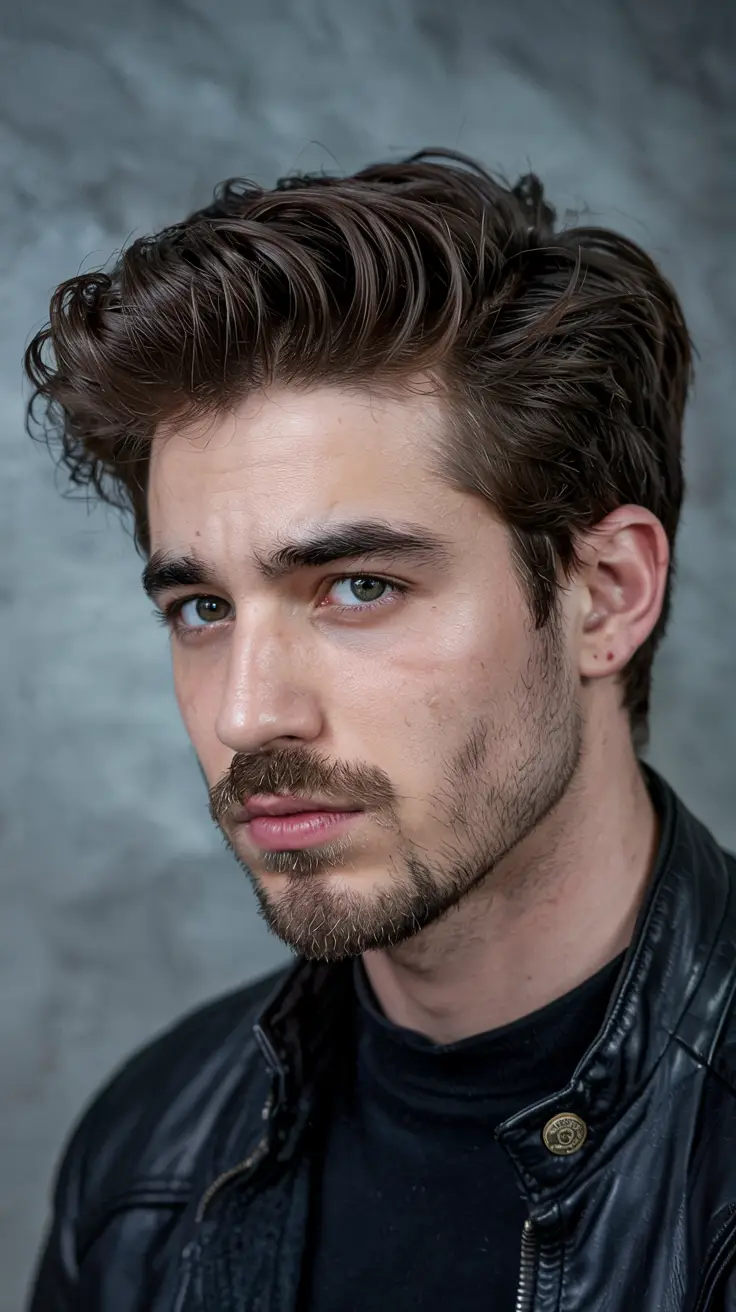 #6. Slicked Quiff with Tapered Volume