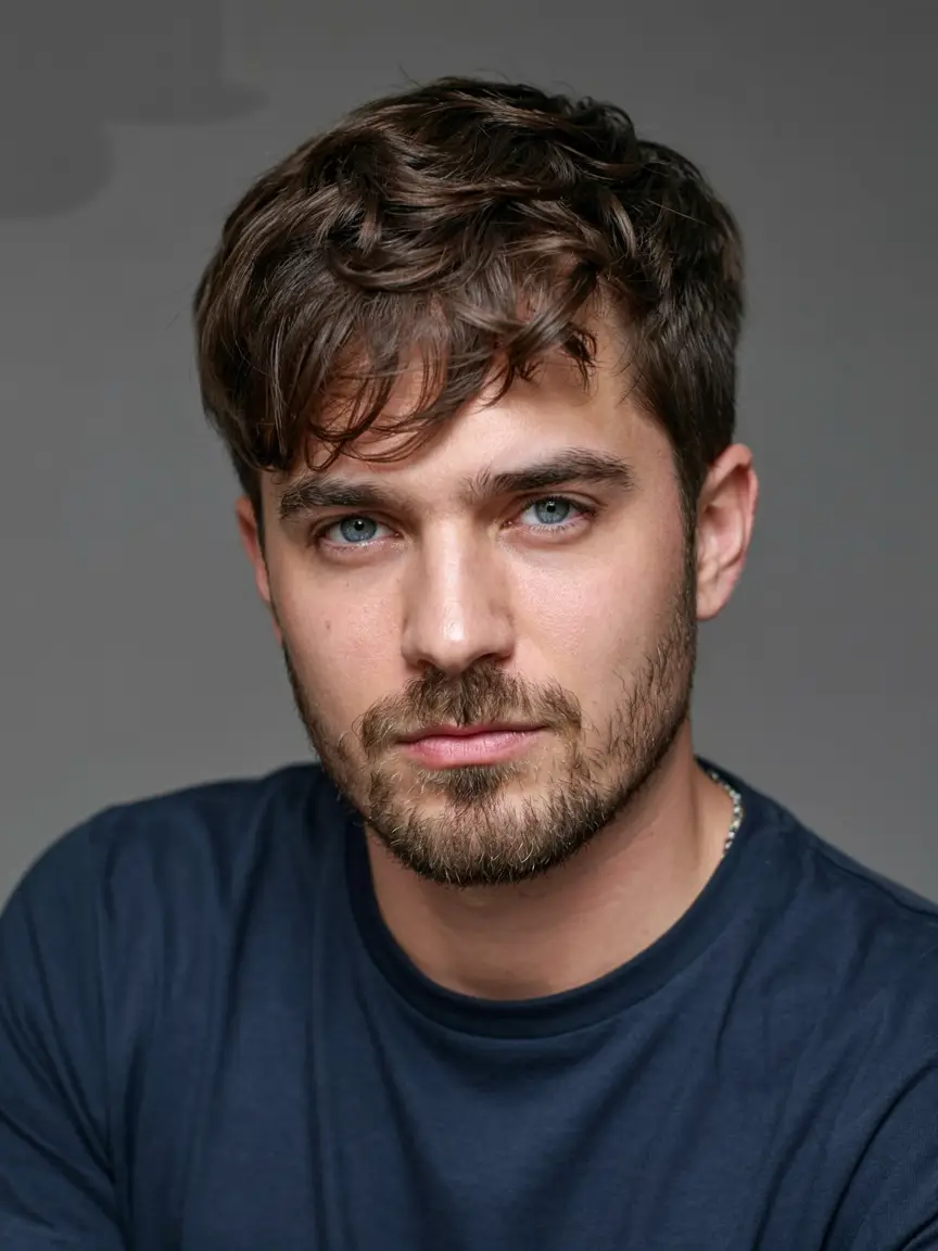 #6. Textured Fringe with Subtle Definition