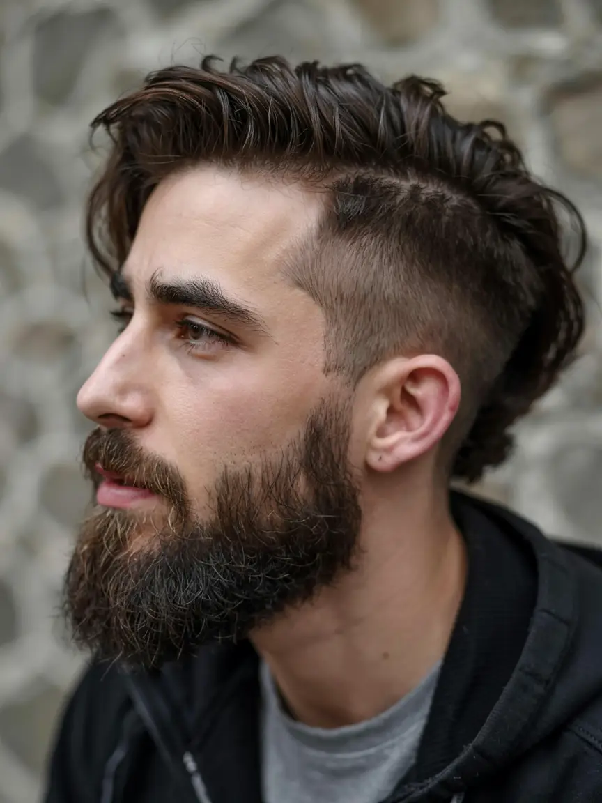 #7. Undercut with Tousled Flow