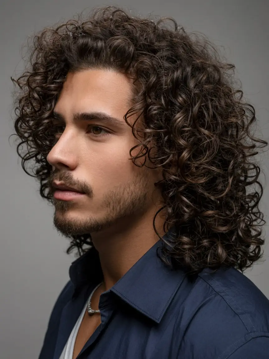 #7. Voluminous Shoulder-Length Ringlets