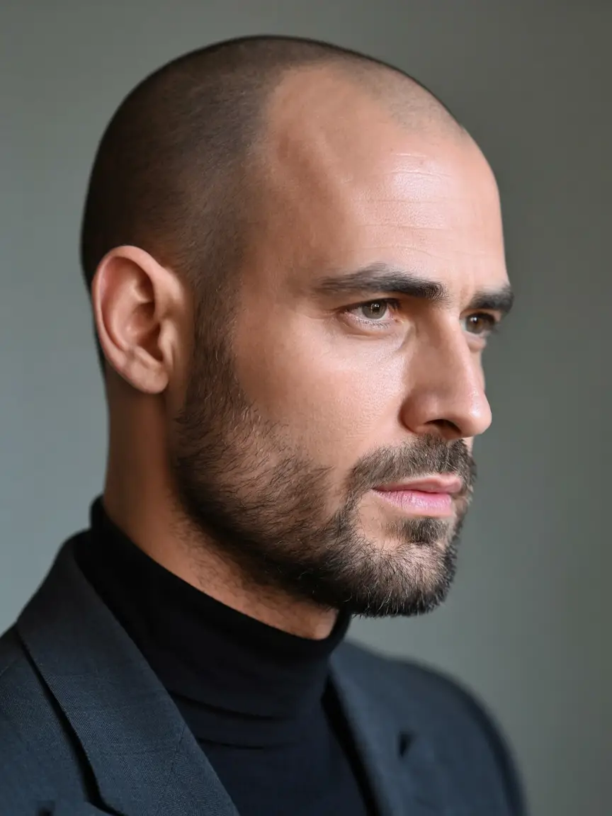 #8. Shadow Fade with Refined Beard Outline
