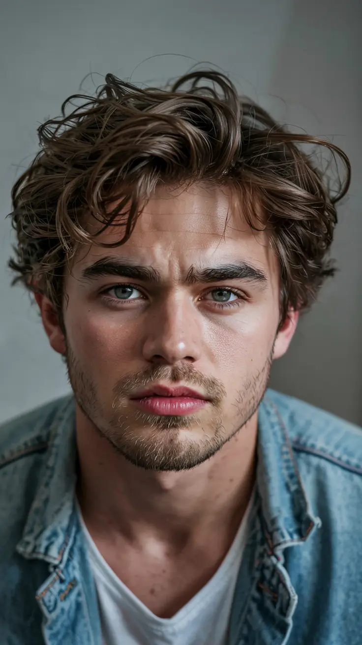 #9. Textured Mop Top with Subtle Volume