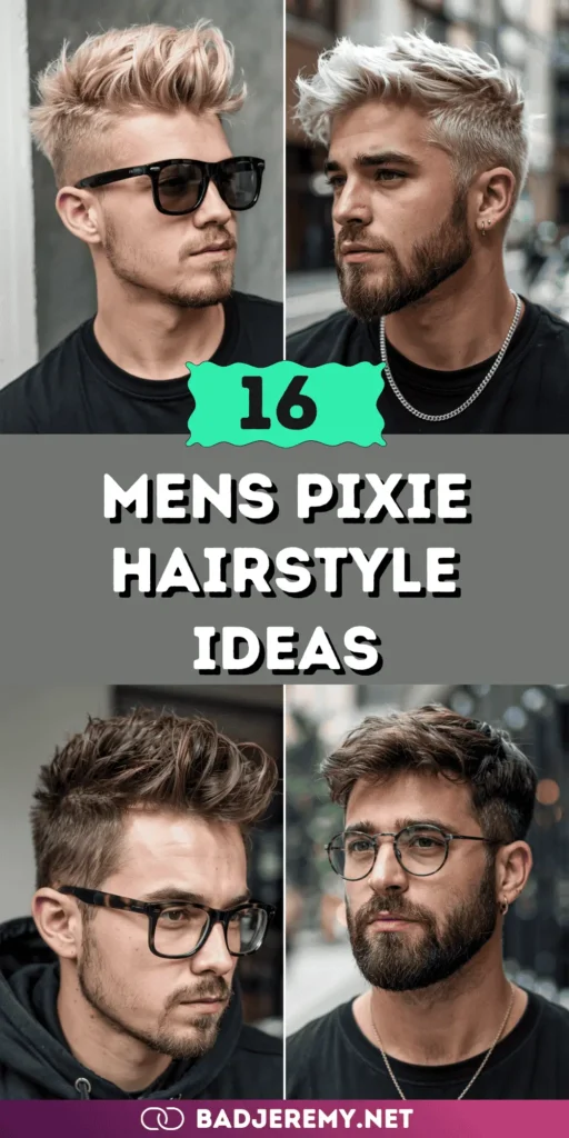 16 Daring Men's Pixie Hairstyles: Confident Cuts for the Fashion-Forward Man