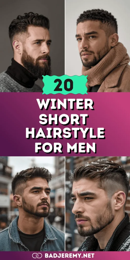 20 Cool Winter Short Hairstyles for Men: Trendy Looks to Stay Sharp in the Cold