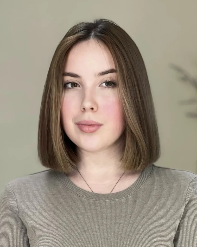 10. Sleek Blunt-Cut Precision Bob